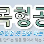 목형업 이란 (목형업 뜻 하는일 연봉 수입 종류 자격증 교육기관)
