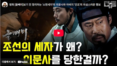 올빼미 실화 소현세자 인조 이야기 