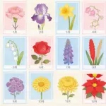 1월 1일 ~12월 31일 탄생화 꽃말 & 달력 (생일화) 1월 1일 ~12월 31일 탄생화 달력 & 꽃말 (생일화)