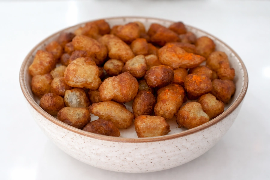 감자 + 전분이면 집에서도 강릉 길감자 만들기 레시피 끝! 강릉 길감자 만들기 완료