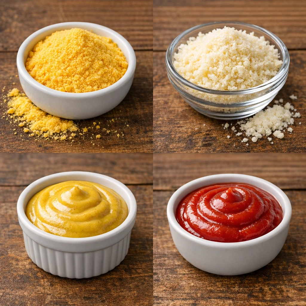 감자 + 전분이면 집에서도 강릉 길감자 만들기 레시피 끝! 강릉 길감자 재료 토핑 치즈가루, 파마산치즈, 허니머스타드, 케찹 등