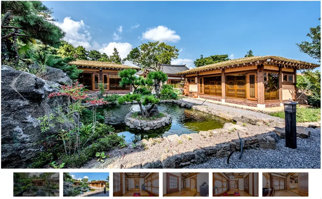 제주 한옥호텔 한라궁 예약 & 조식 (호텔도깨비 촬영지 숙소 위치) 한옥호텔 한라궁 민속초가 b