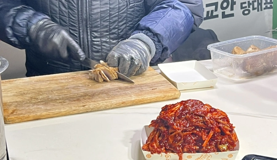 10900원 오후 6시에 오픈 인천 가정역 보쌈트럭 계산동 맛집 위치 시간 인천 가정역 보쌈트럭